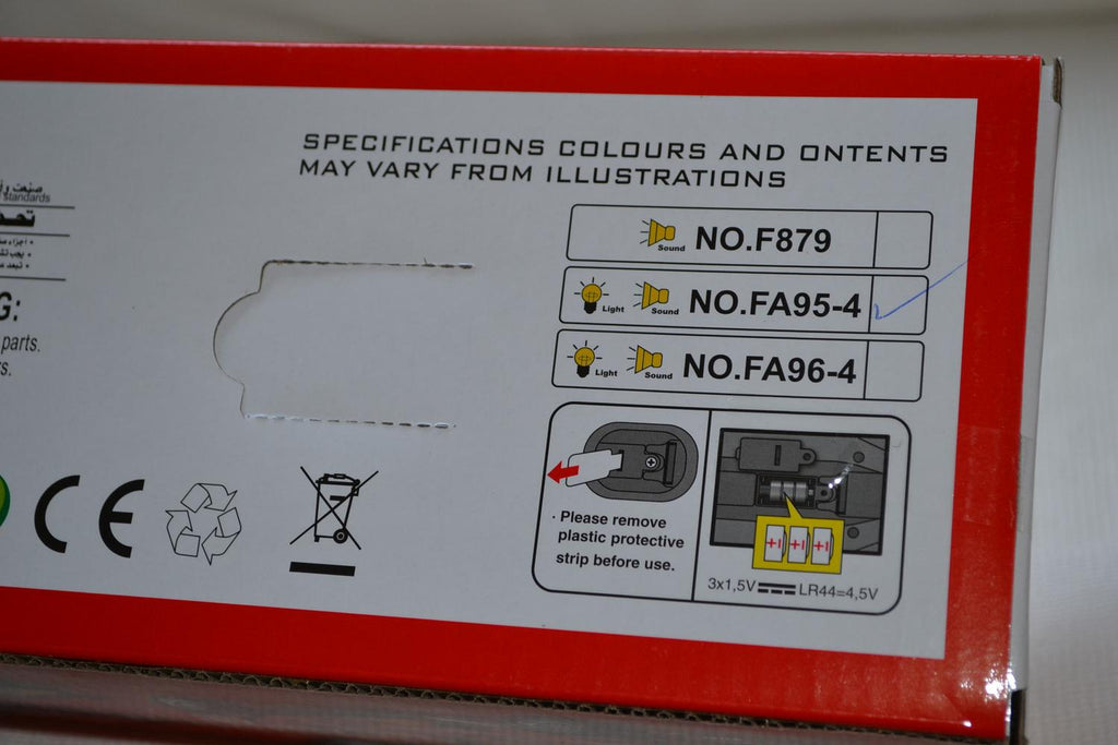 Blå F1 Formula 1 Bil m. Ljus/Ljud 1:24 Plast 26cm Ny