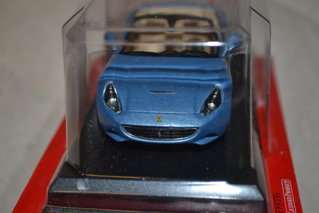 Ferrari California Cabriolet 2008 Blå 1:43 DeAgostini 11cm Ny