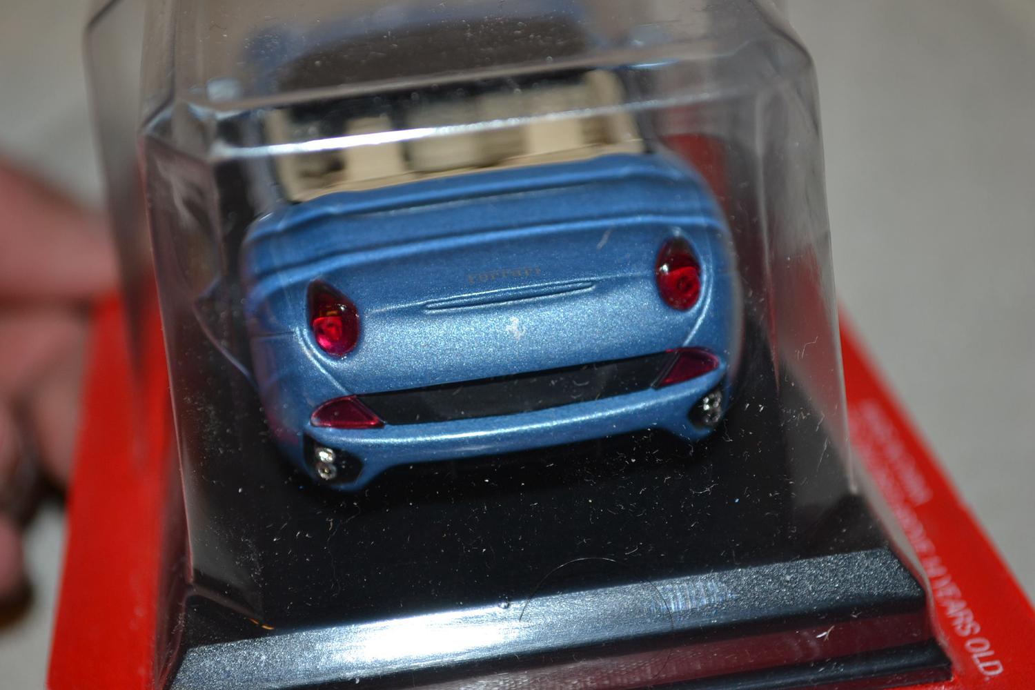 Ferrari California Cabriolet 2008 Blå 1:43 DeAgostini 11cm Ny