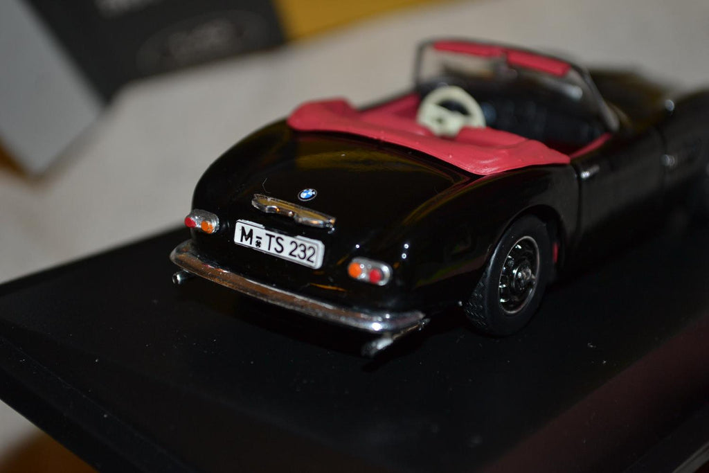 Bmw 507 Cabriolet Svart 1:43 DeAgostini 9cm Ny