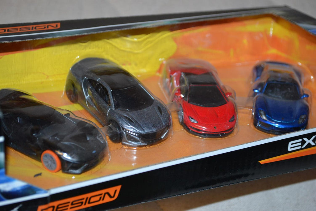 4st Bilar Exotics (Ferrari, Lamborghini) Maisto 1:64 8cm Ny