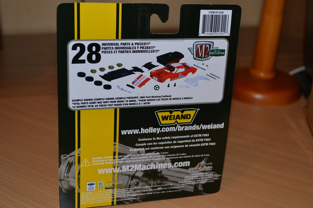 1956 Ford F-100 Truck Creme Vit 1:64 M2 Machines (Auto-Drivers 49) Ny