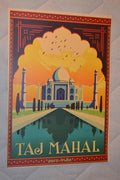 Taj Mahal Indien Klassisk Stilren Poster Affisch 30*42cm Ny