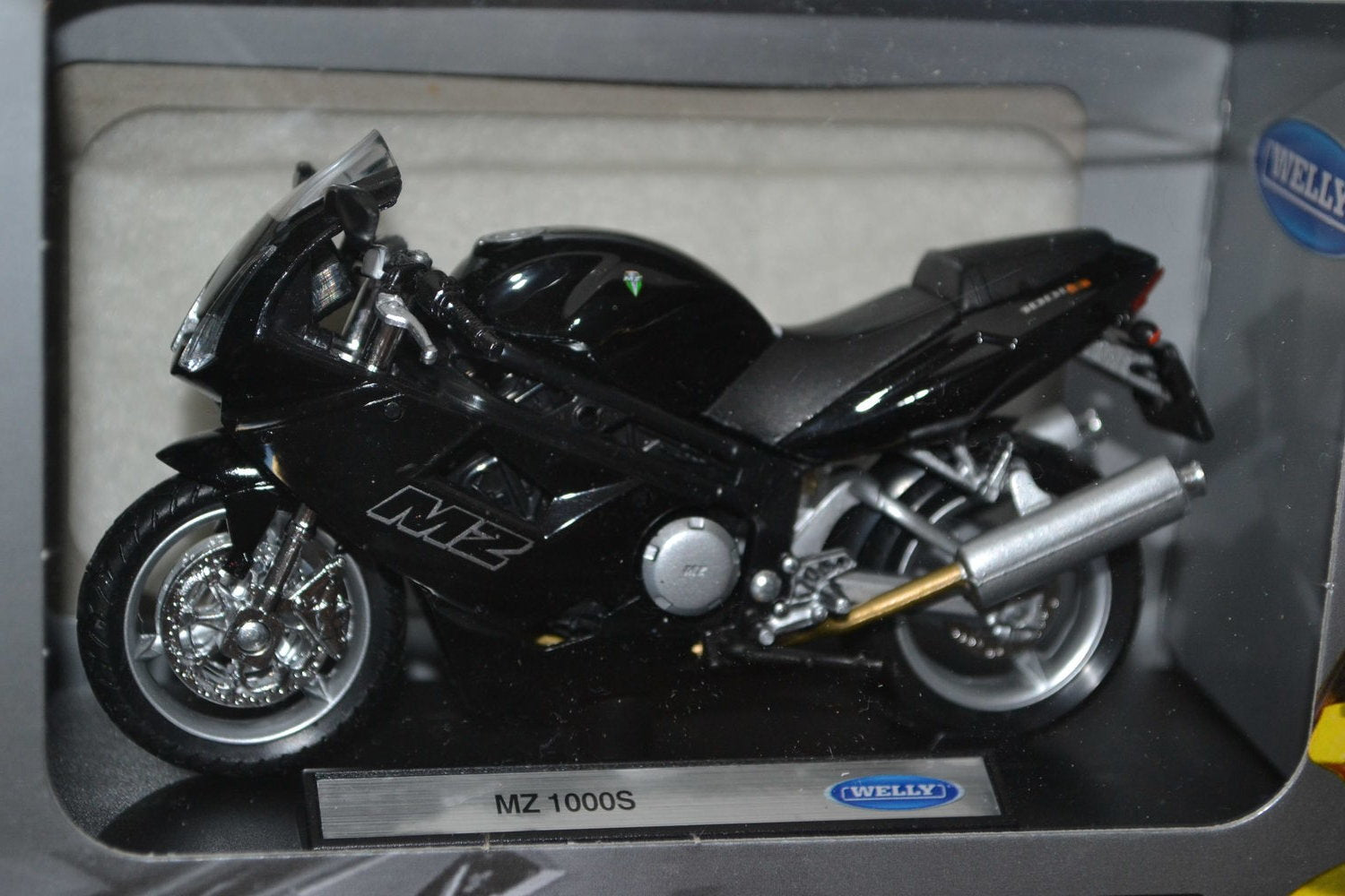 Mz 1000s Svart 1:18 Welly 12cm (Motorcykel) Ny