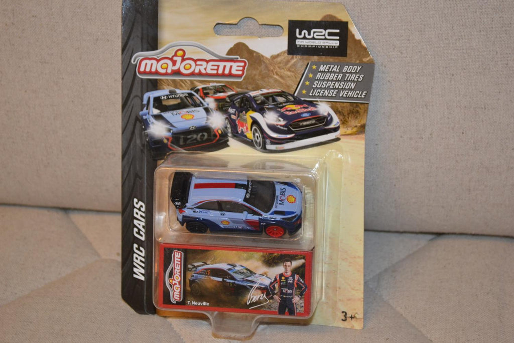 Hyundai i20 Coupe WRC Rally T Neuville 1:64 Majorette 7cm Ny