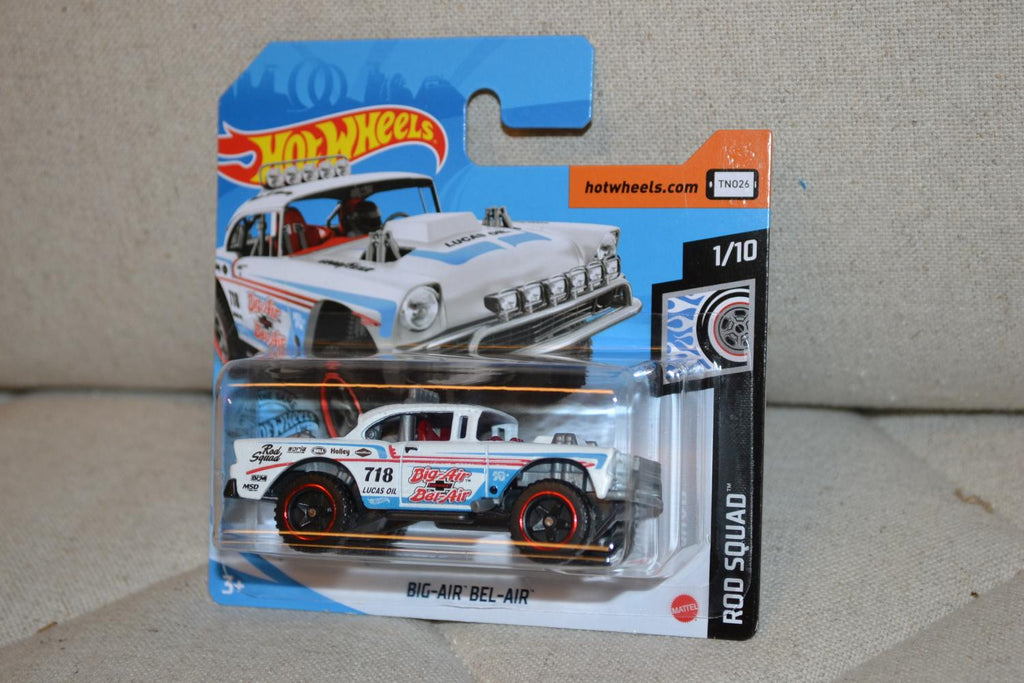 Big-Air Bel-Air Vit 1:64 Hot Wheels 2020 7cm Ny