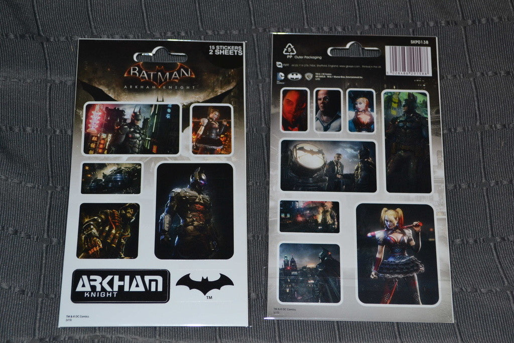 15st Klistermärken Batman Karaktärer Vinyl Ny Se Hit!