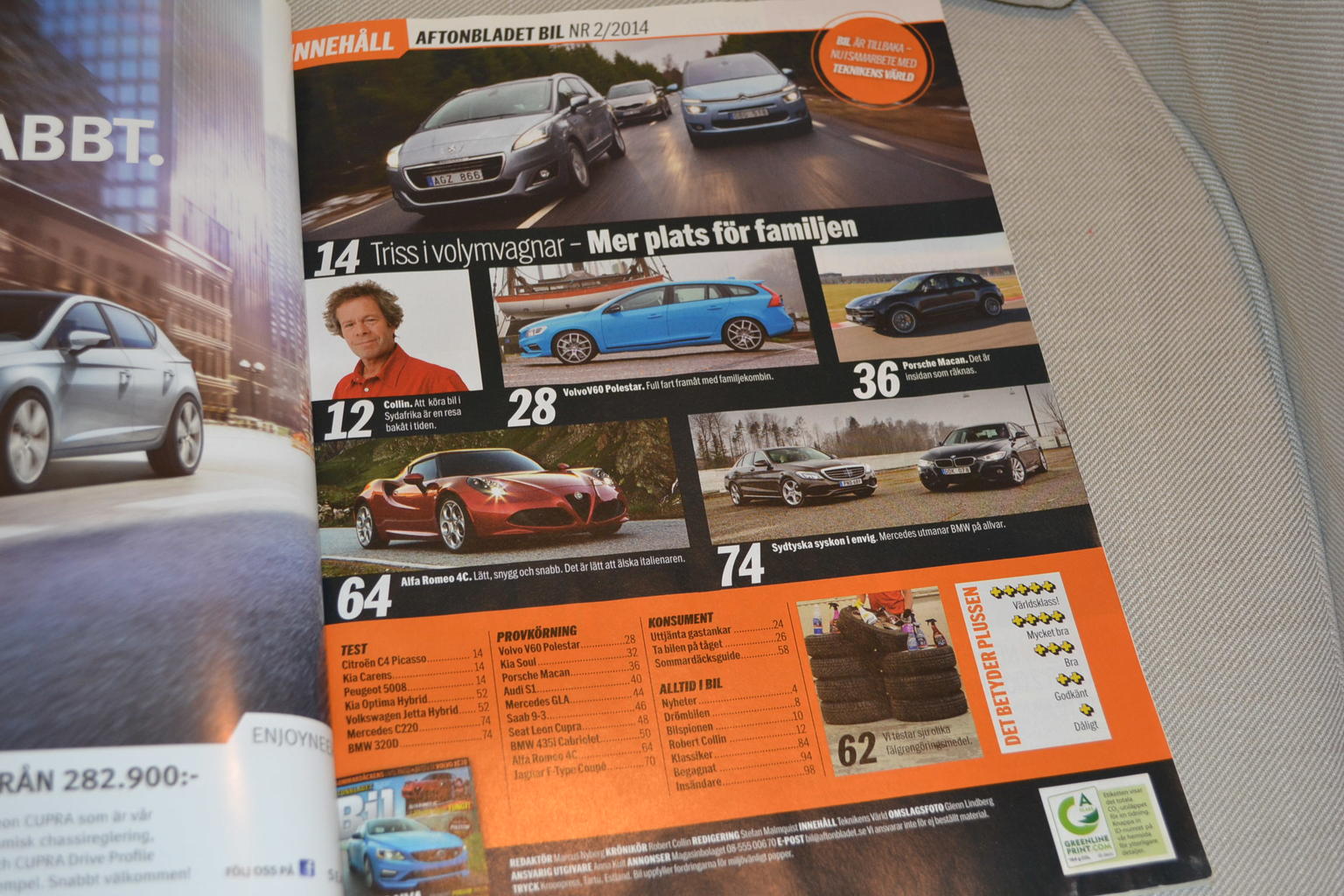 Aftonbladet Bil Nr 2 2014 (Volvo, Jaguar, Alfa Romeo mm) Fin