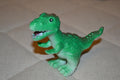 Tyrannosaurus Rex Grön Klämbar Dinosaurie 10cm Ny