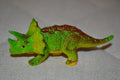 Triceratops Grön Dinosaurie Gummi 9cm Ny