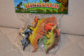 6st Dinosaurier (Tyranusaurus Rex, Iguanodon, Stegosaurus mm) 12cm Ny
