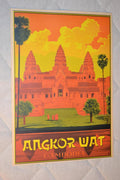 Angkor Wat Tempel Kambodja Poster Affisch 30*42cm Ny