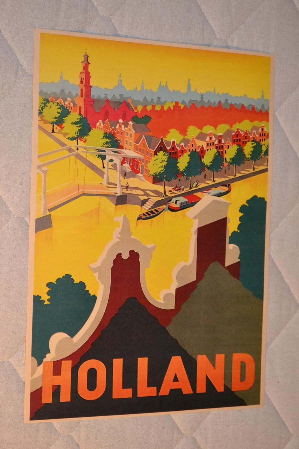 Holland Vintage Poster Affisch 30*42cm Ny