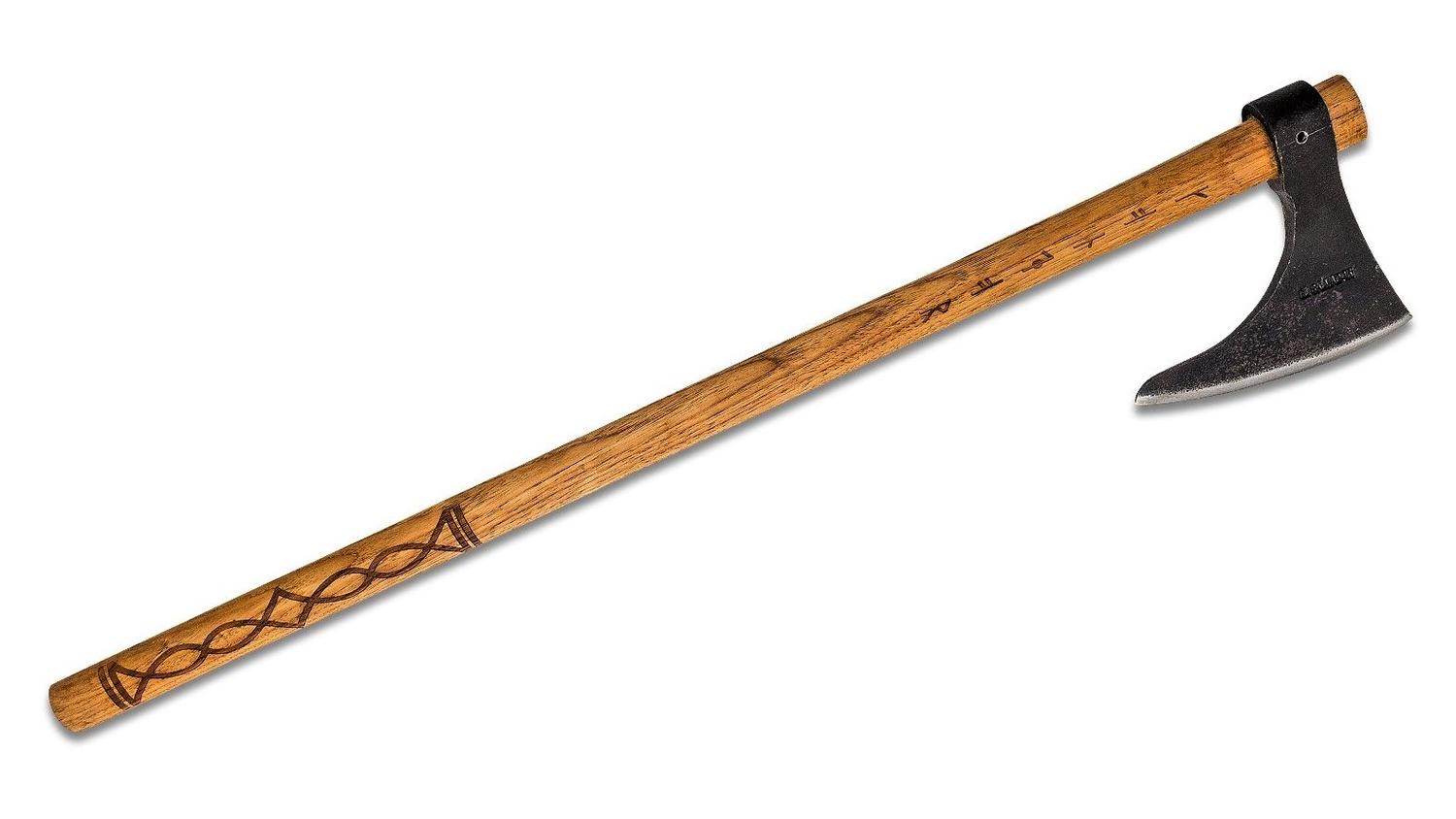 Valhalla Viking Yxa Battle Axe m. Runor Condor 76/30cm Ny