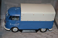 Volkswagen T1 Pickup Service Ljusblå m. Kåpa 1:18 Solido 23cm Ny