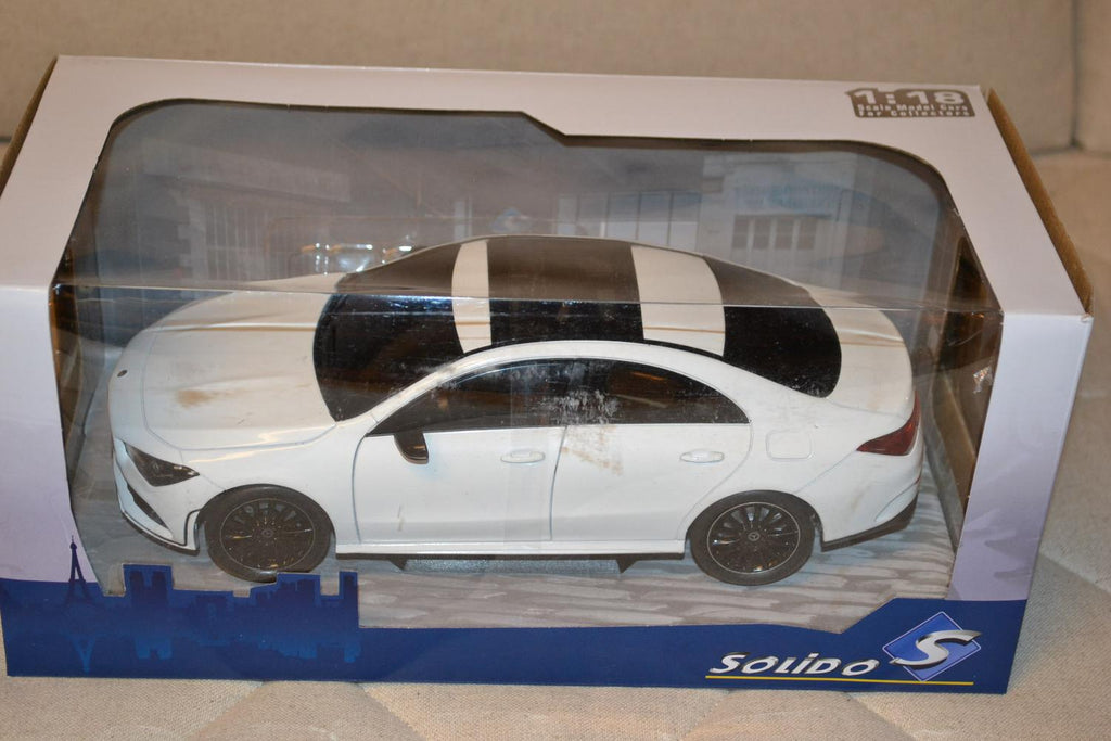 Mercedes Benz CLA C118 Coupe AMG Vit 1:18 Solido 26cm Ny