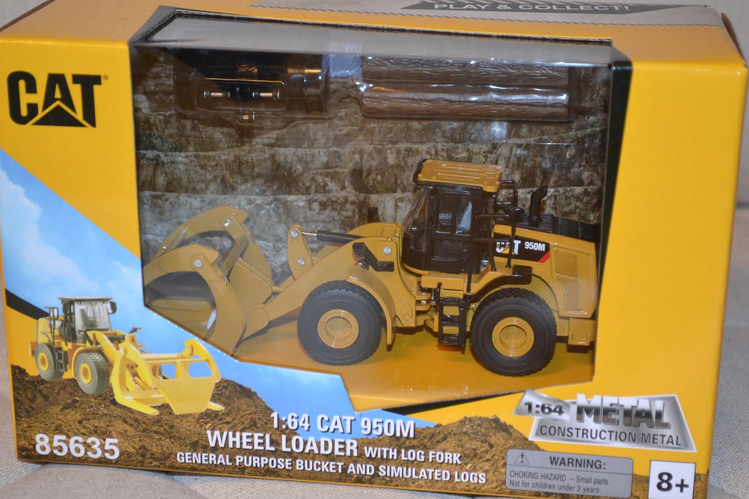 Hjullastare Caterpillar CAT950M 1:64 DM-Models 15cm (Metall hög kvalitet) Ny