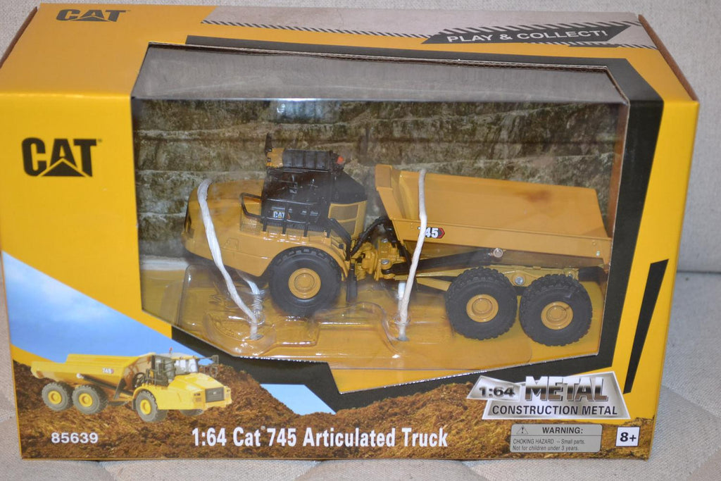 Dumptruck Caterpillar CAT745 1:64 DM-Models 17cm (Metall hög kvalitet) Ny