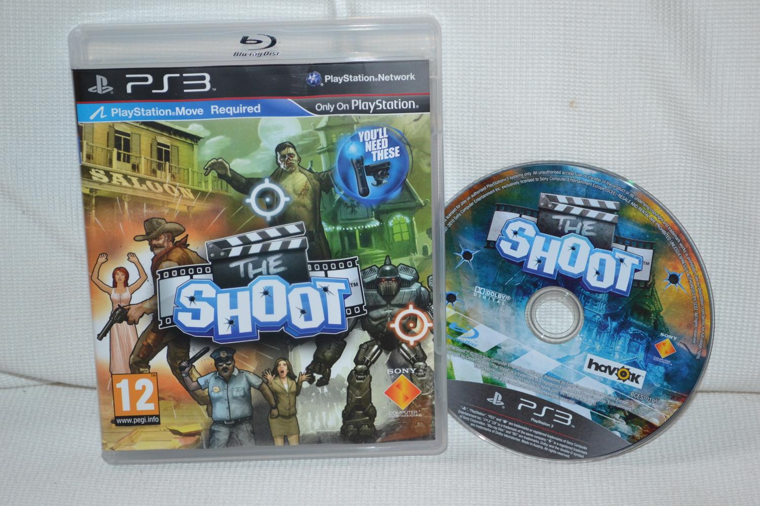 The Shoot Move PS3 Playstation 3 (Utan Manual) Fint Skick