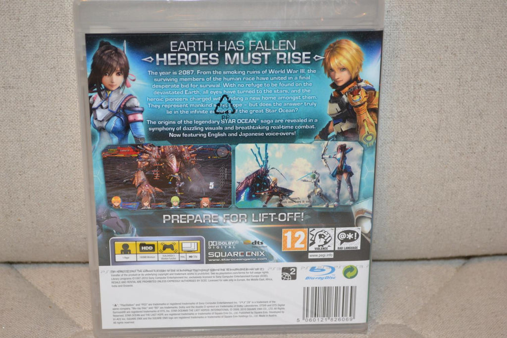 Star Ocean: The Last Hope PS3 Playstation 3 Ny Inplastad