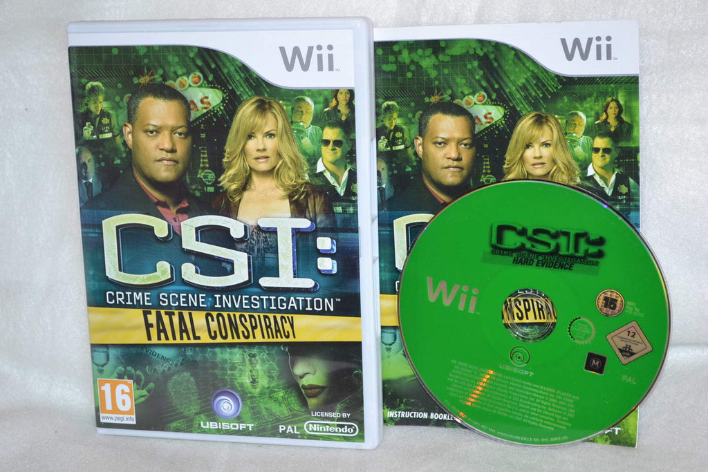 CSI: Fatal Conspiracy Wii Nintendo Komplett Fint Skick