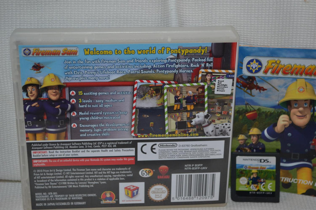 Fireman Sam NDS Nintendo DS Komplett Fint Skick