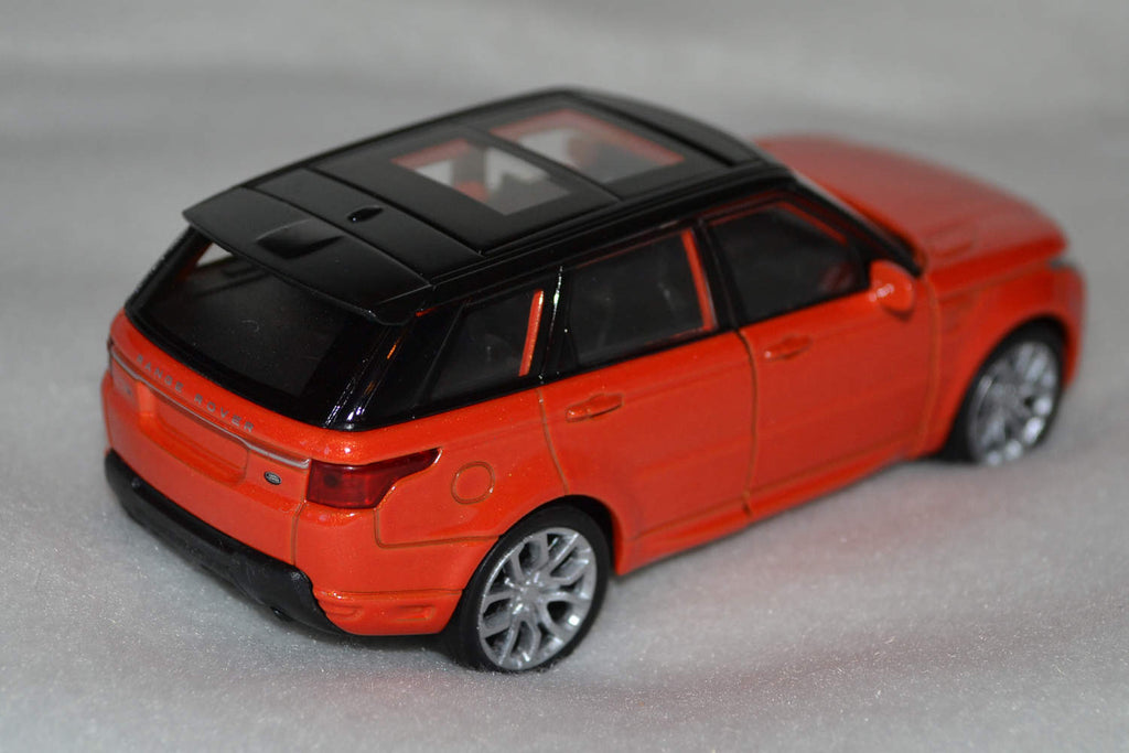 Range Rover Sport Orange 1:34, 1:39 Welly Nex Pullback Ny