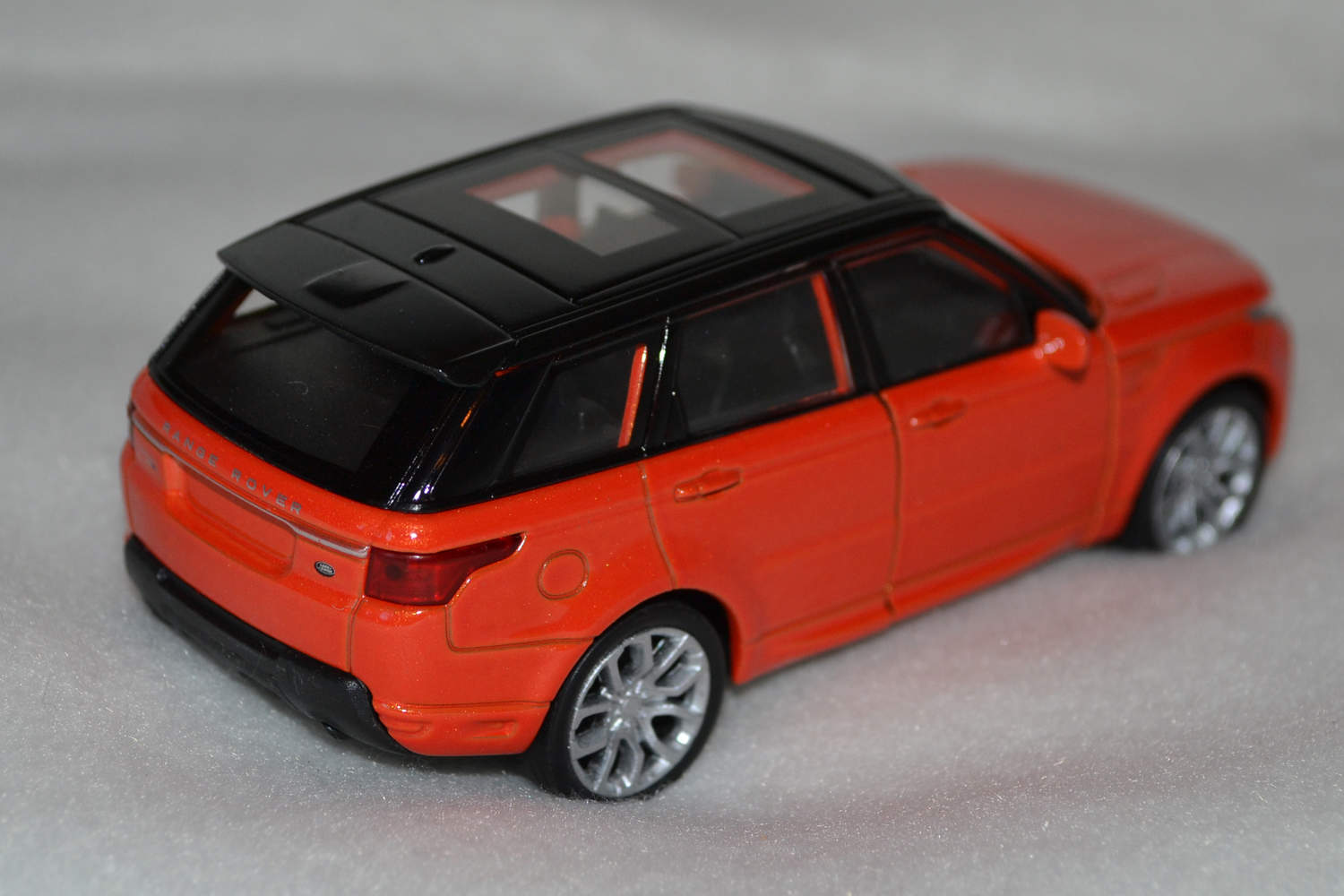Range Rover Sport Orange 1:34, 1:39 Welly Nex Pullback Ny