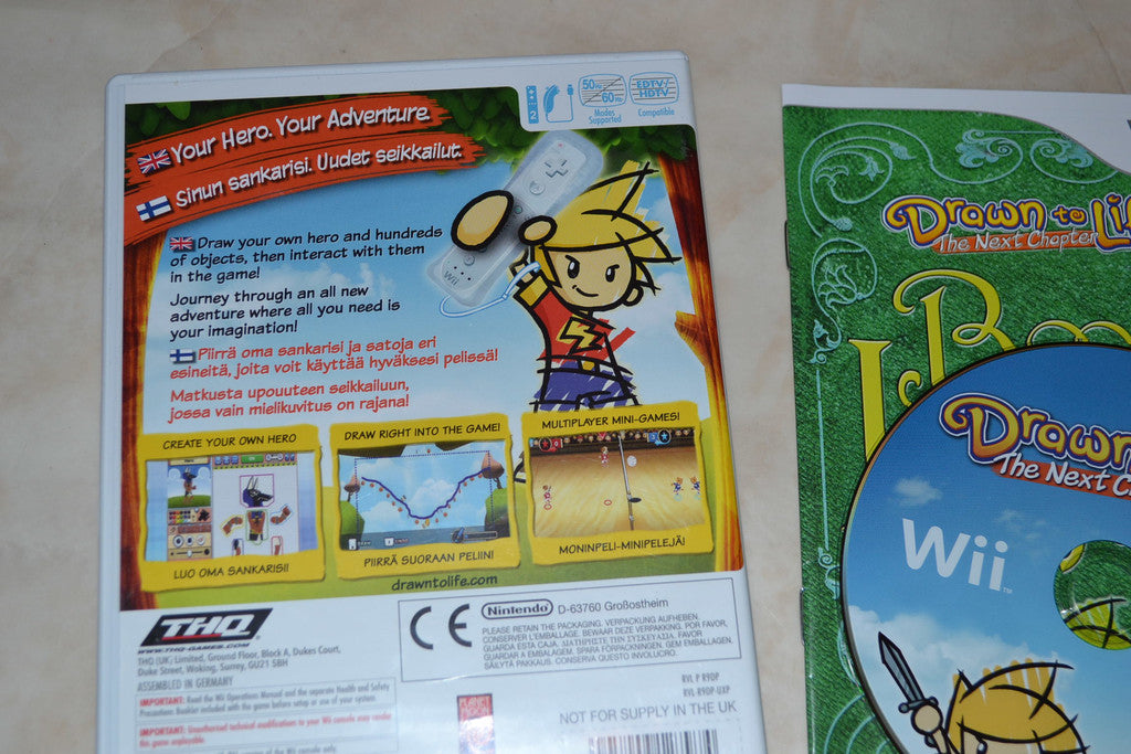 Drawn to Life: The Next Chapter Wii Nintendo Komplett Fint Skick