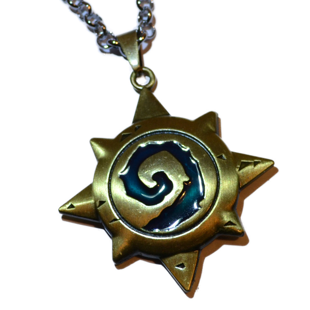Hearthstone Halsband Brons/Antik m. Blå Ifyllnad Blizzard 5*