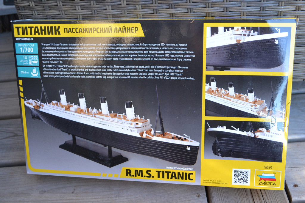 R.M.S. Titanic 1:700, 38cm Zvezda 9059 (RMS Titanic 1911) Pl