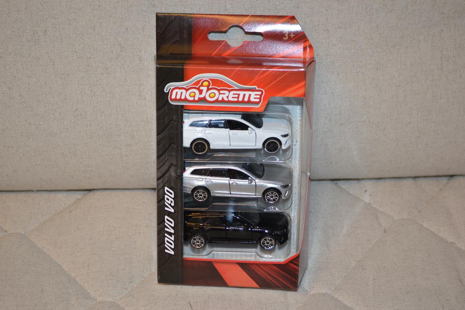 3st Volvo V90 Majorette 1:64 8cm Öppningsbara Dörrar Ny