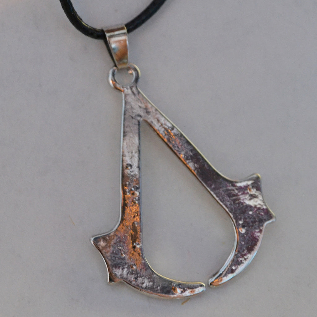 Assassin's Creed Logo Stilren Halsband Silver Plätering Ny