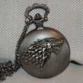 Varg Stark fr. Game of Thrones Fickur Grå/Metall Klocka Hals