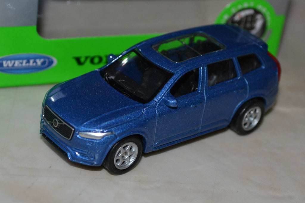 Volvo XC90 1:60 Welly Ljusblå, Series NEX 7cm Ny