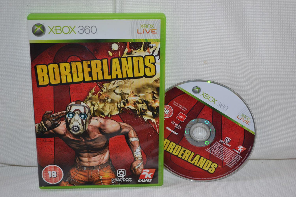 Borderlands Xbox 360 Utan Manual Fint Skick