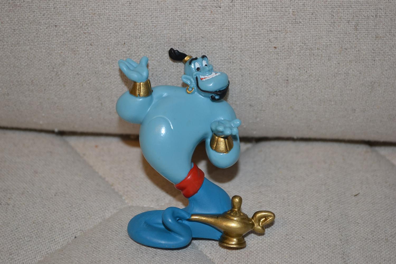 Magiska Anden fr Aladdin Blå Figur Bullyland Disney 7,5cm Ny
