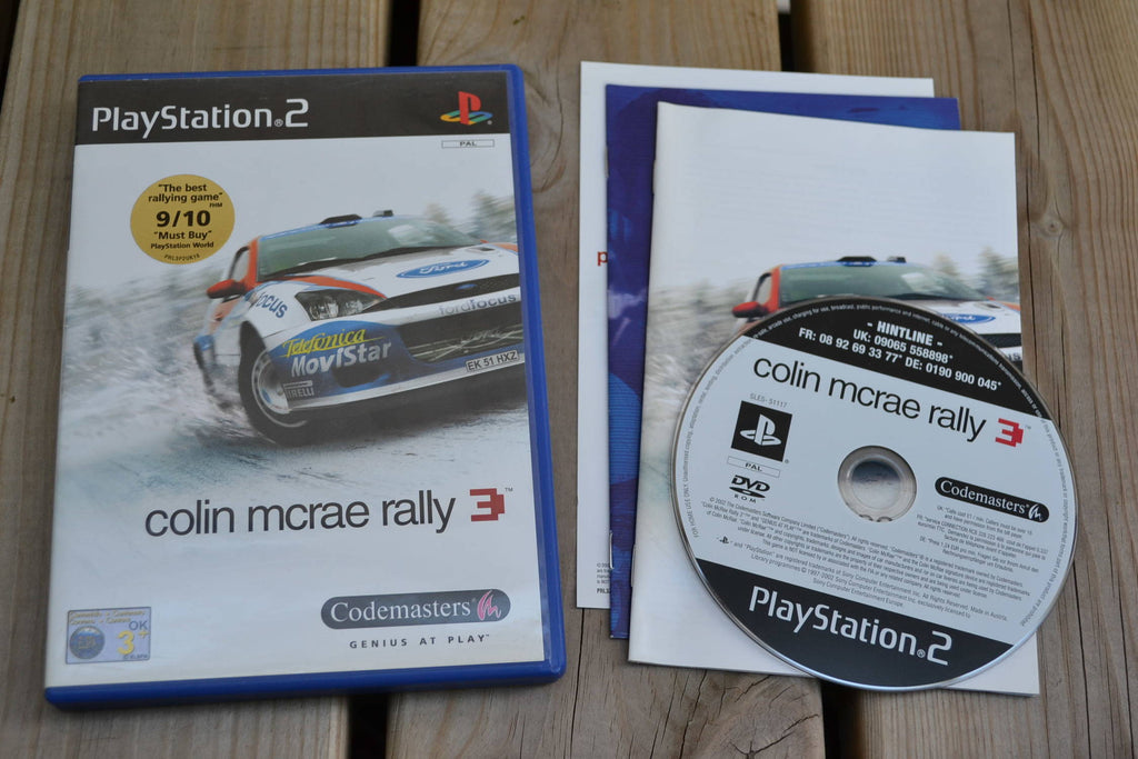 Colin McRae Rally 3 PS2 Playstation 2 Komplett Fint Skick