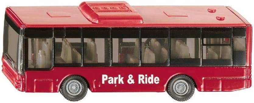 Stadsbuss Röd Buss Siku 1021 8,5cm Ny