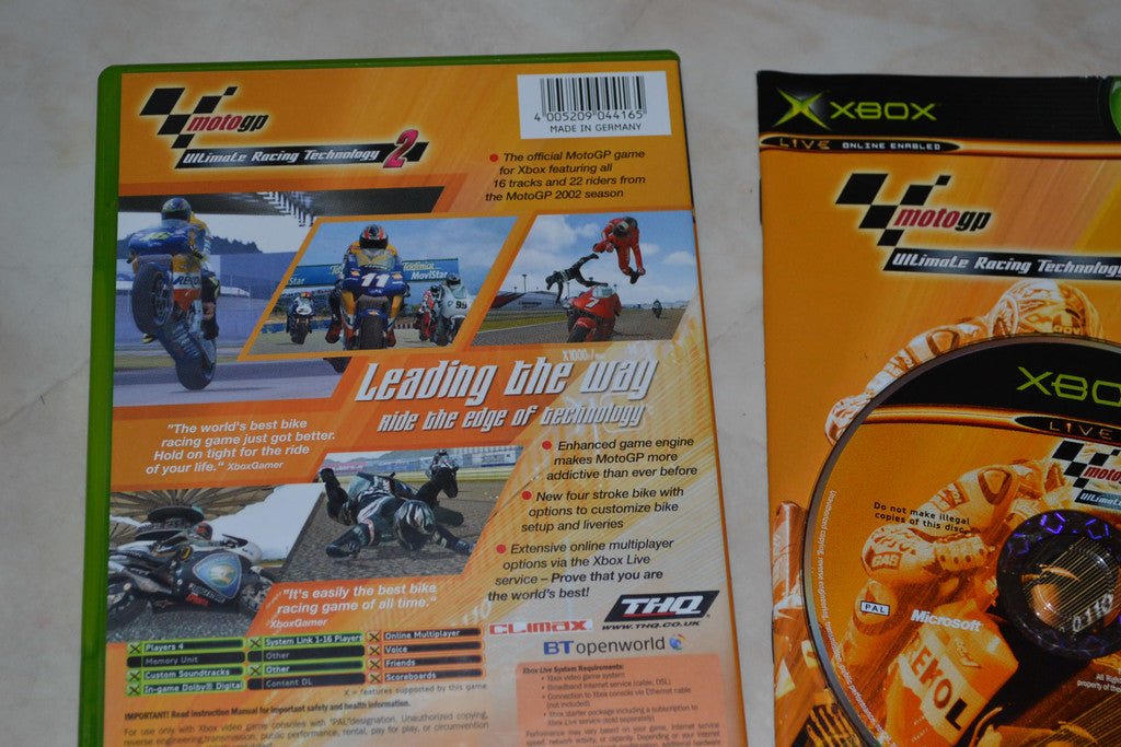 MotoGP Ultimate Racing Technology 2 XBOX Komplett Fint Skick