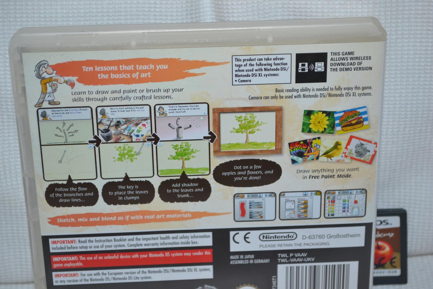 Art Academy Learn Painting and Drawing NDS Nintendo DS (Utan Manual) Fint Skick