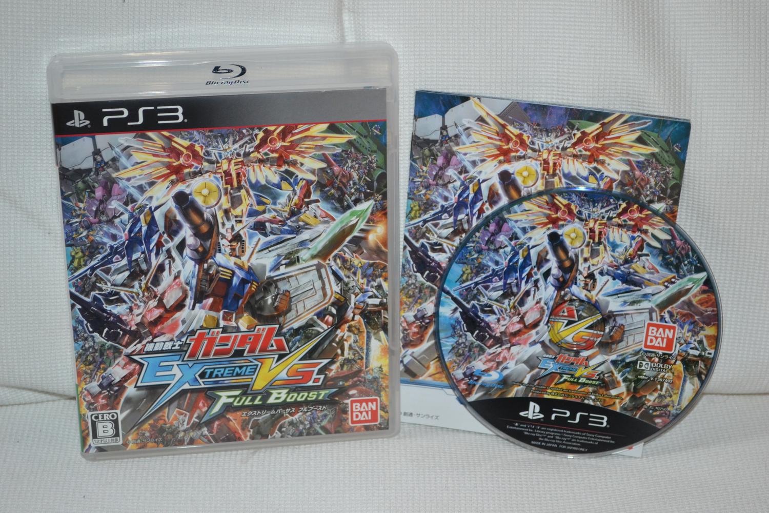 Mobile Suit Gundam Extreme Vs. Full Boost PS3 (JAPANSK UTGÅVA) Fint Skick