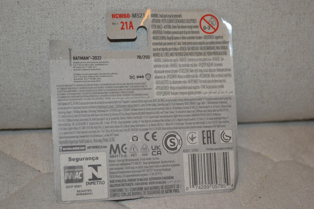 Classic Tv series Batmobile Batman 1:64 Hot Wheels 5cm Ny