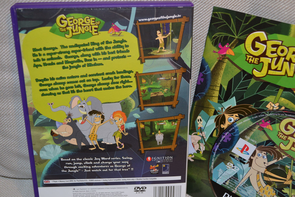 George of the Jungle PS2 Playstation 2 Komplett Fint Skick