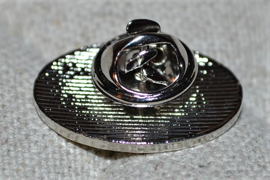 Batman Logo Gul/Svart m. Emalj Brosch Pin 2,5cm Ny