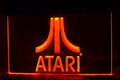 Atari Logo Röd LED Reklamskylt Skylt Hög Kvalitet Ny