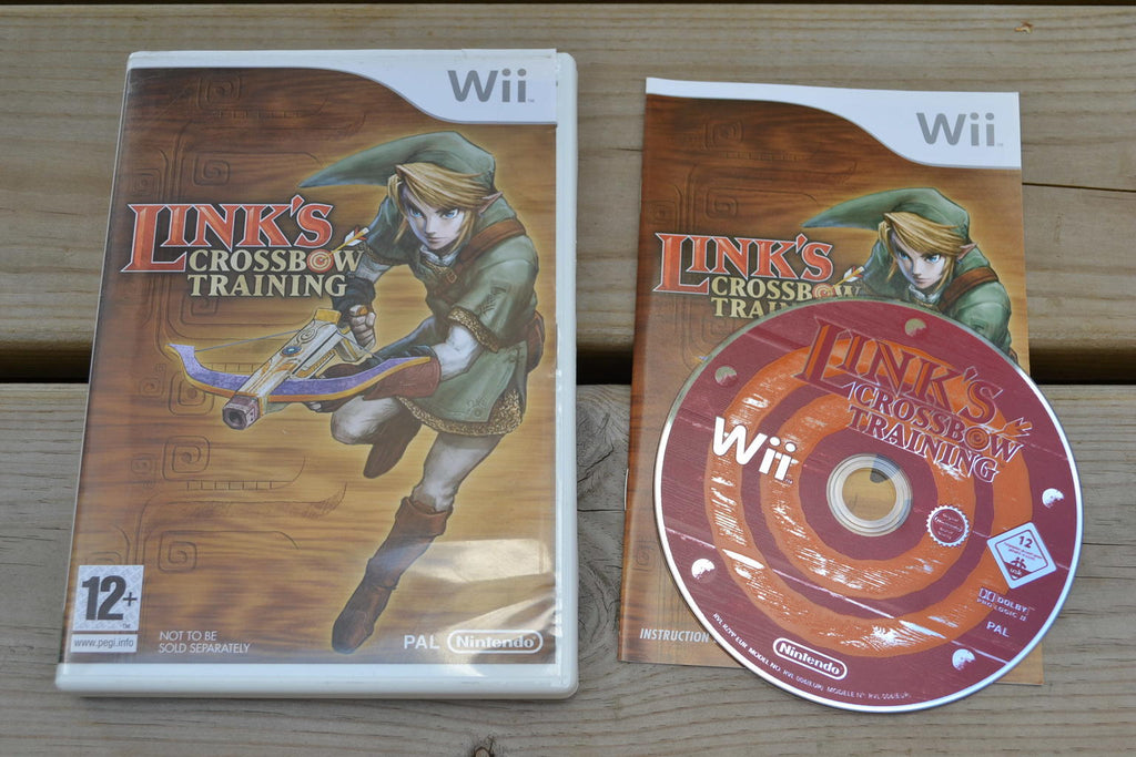 Link's Links Crossbow Training Wii Nintendo Komplett Fint Skick