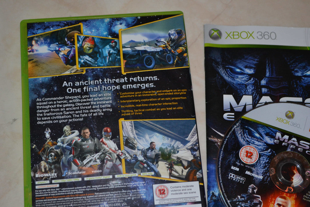 Mass Effect Xbox 360 Komplett Fint Skick