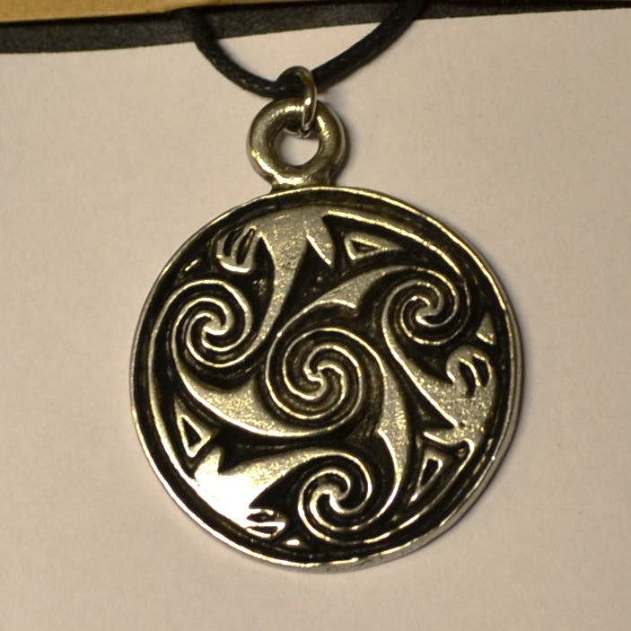 Brough of Birsay Spiral Viking Halsband Tenn Handgjord 4cm Ny