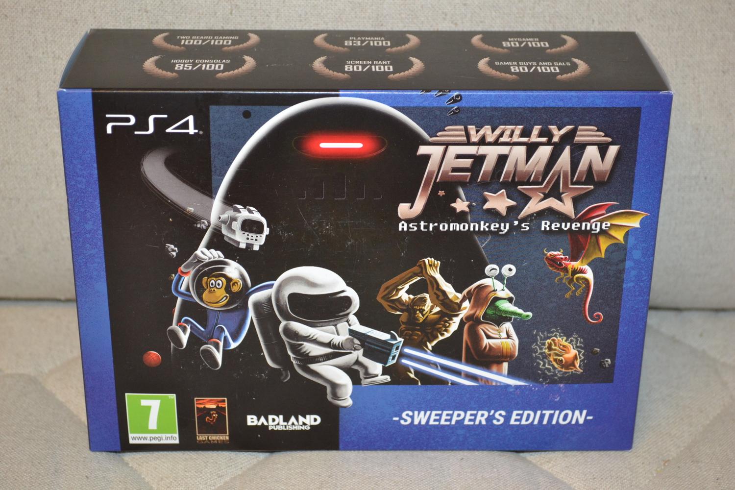 Willy Jetman Astromonkeys Revenge Sweepers Edition PS4 Playstation 4 Ny